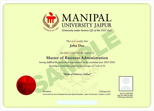 Sample Certificate