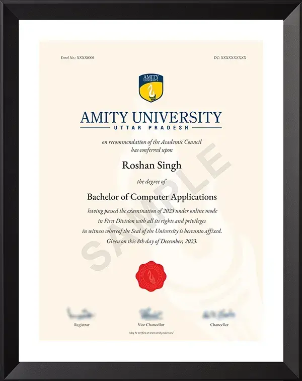Sample Certificate
