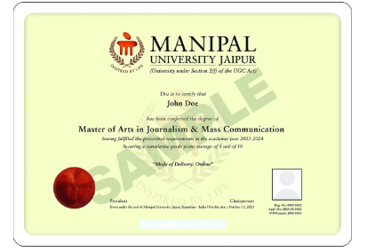Sample Certificate