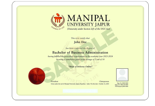 Sample Certificate