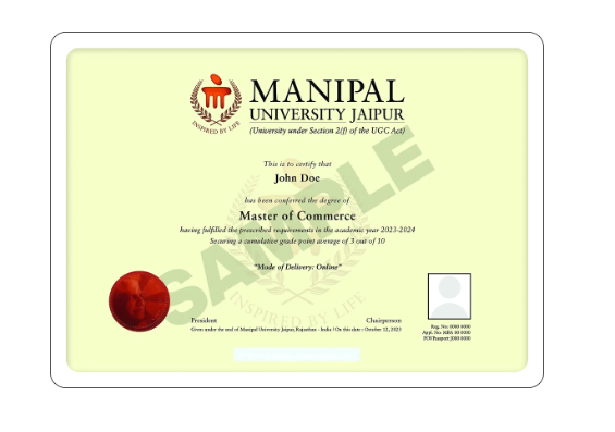 Sample Certificate