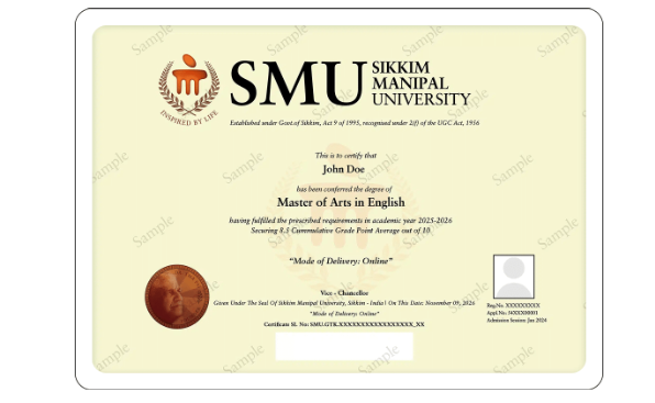 Sample Certificate