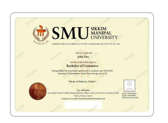 Sample Certificate
