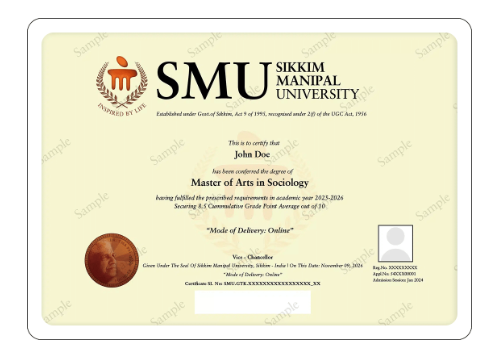Sample Certificate