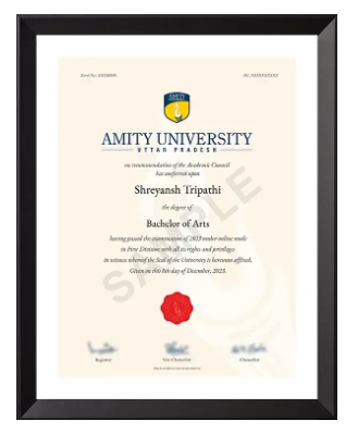 Sample Certificate