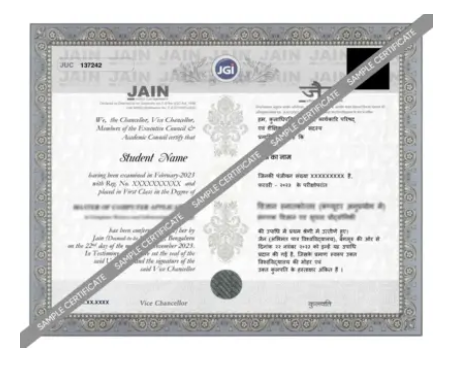 Sample Certificate