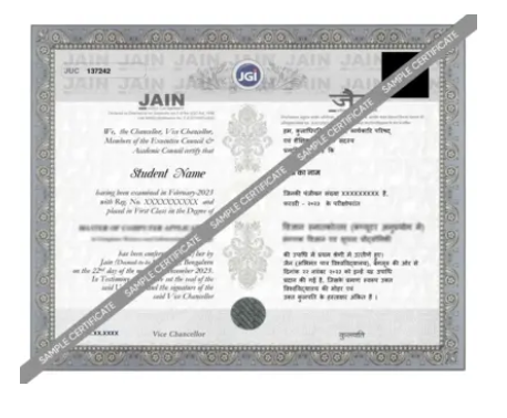 Sample Certificate